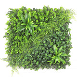 Boxwood/Fern Greenery Garden Wall, Grass Backdrop Mat 4 Artificial Panels 13 Sq. ft
