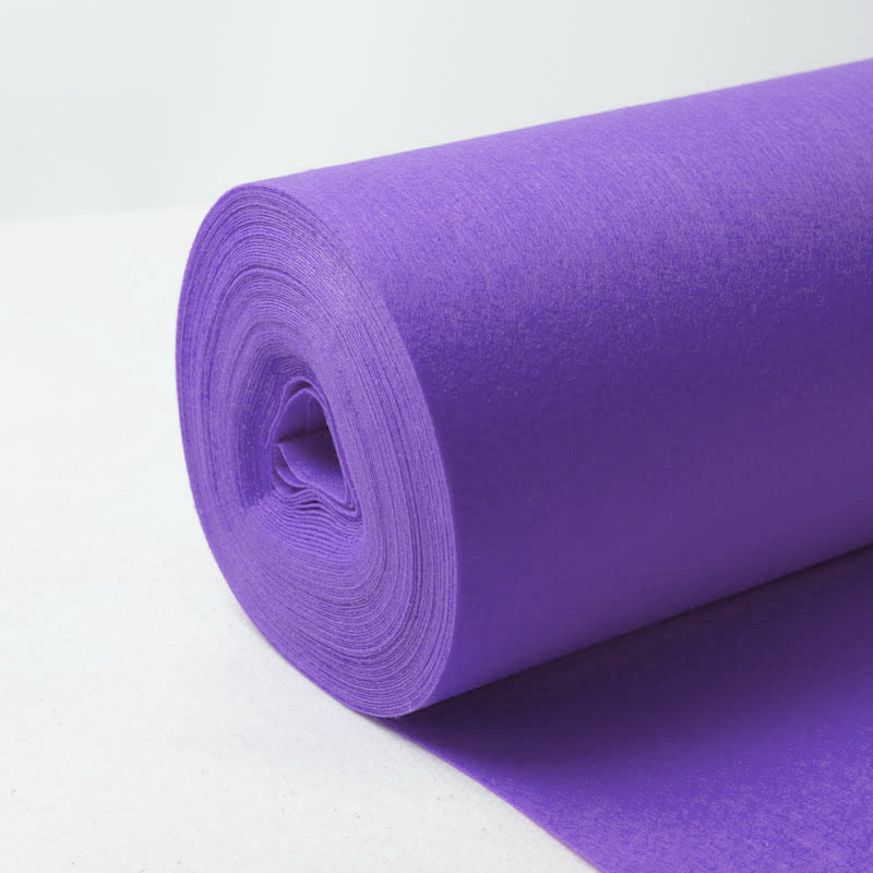 Wedding Aisle Runner Non-Woven Carpet 3ftx50ft Violet
