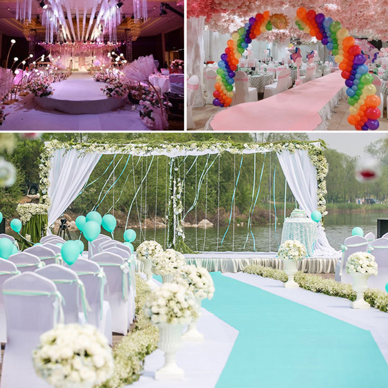 Wedding Aisle Runner Non-Woven Carpet 3ftx50ft Dark Purple