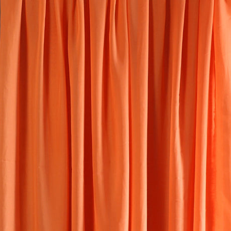 Chiffon Ceiling Drapery With Rod Pocket 5ftx32ft Orange