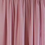 Chiffon Ceiling Drapery With Rod Pocket 5ftx13ft Bean Paste Pink