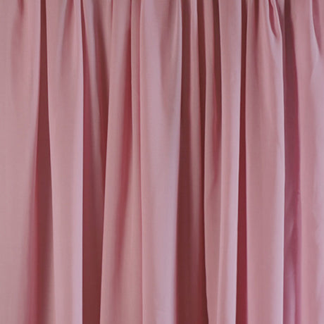 Chiffon Ceiling Drapery With Rod Pocket 5ftx32ft Bean Paste Pink