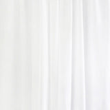 Chiffon Ceiling Drapery With Rod Pocket 5ftx32ft White