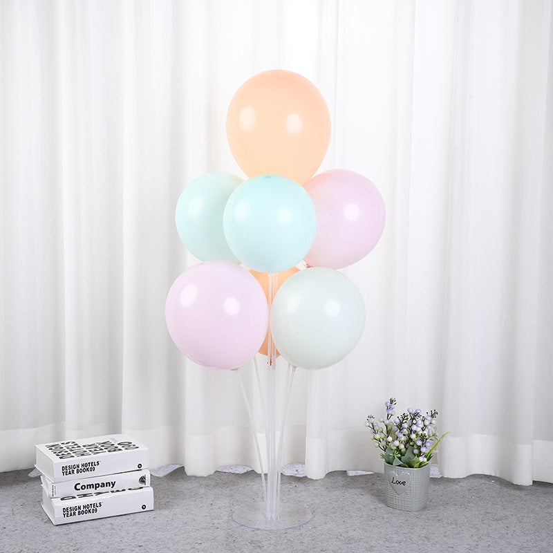 2 Pc Clear Table Top Balloon Stand Stick Kit - 27"