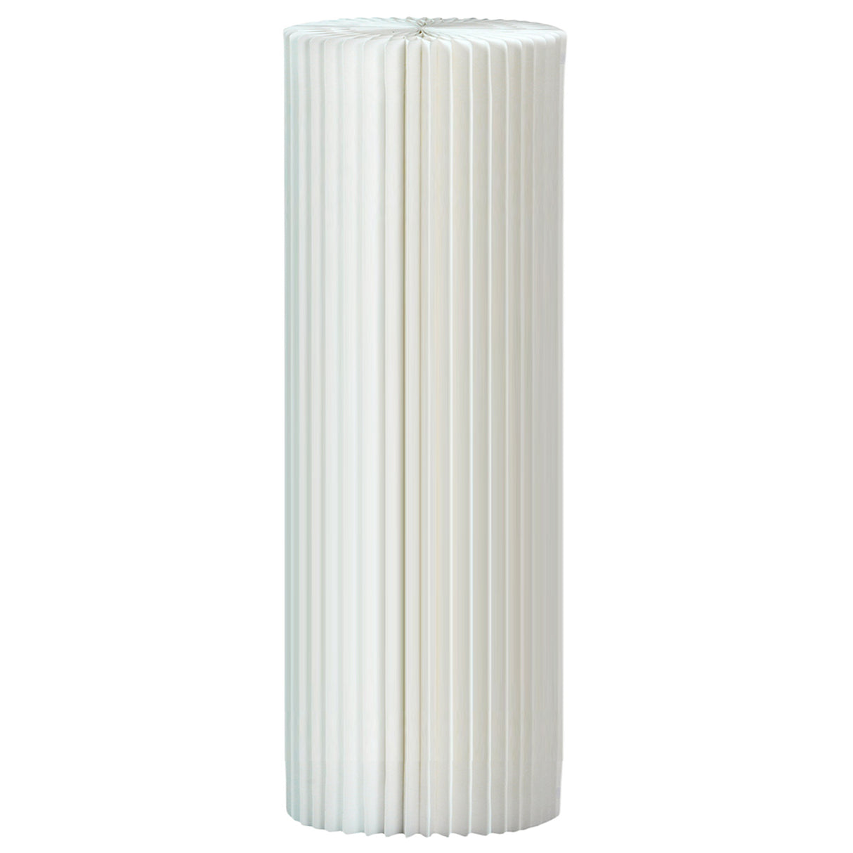 White Foldable Roman Paper Pillars for Parties 40”