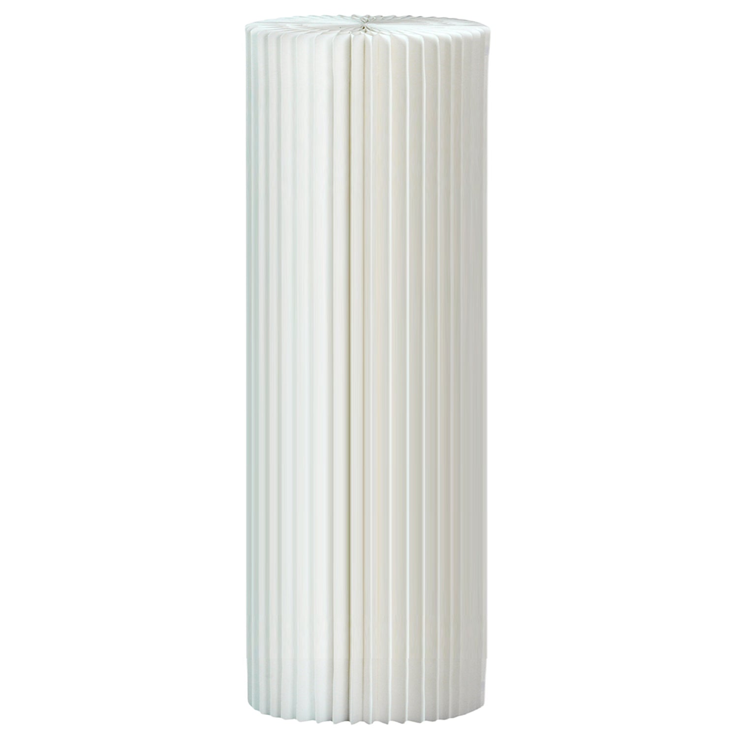 White Foldable Roman Paper Pillars for Parties 40”