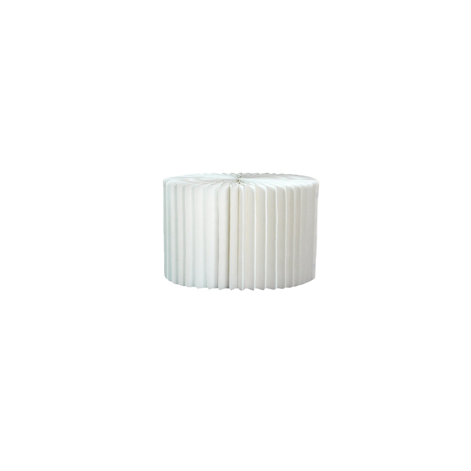 White Foldable Roman Paper Pillars for Parties 8”
