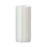 White Foldable Roman Paper Pillars for Parties 32”