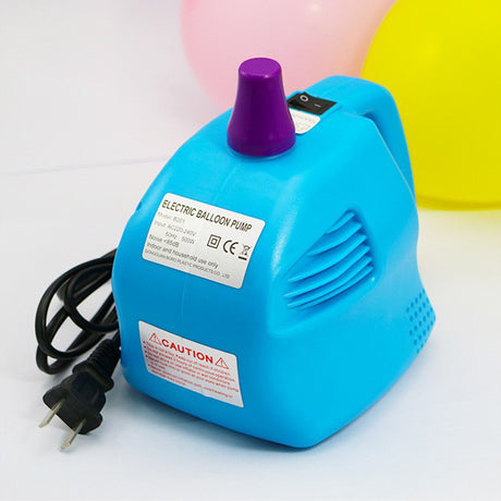 500W Mini Single Hole Electric Balloon Pump Purple