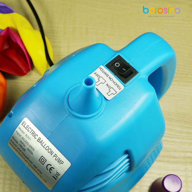500W Mini Single Hole Electric Balloon Pump Purple
