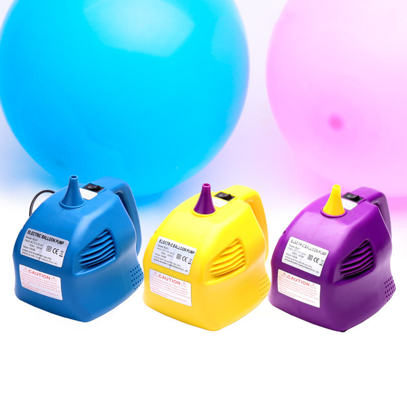 500W Mini Single Hole Electric Balloon Pump Purple