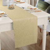 Linen Table Runner 12"x108" Champagne