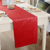 Linen Table Runner 12"x108" Burgundy