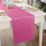 Linen Table Runner 12"x108" Rose Red