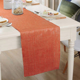 Linen Table Runner 12"x108" Orange