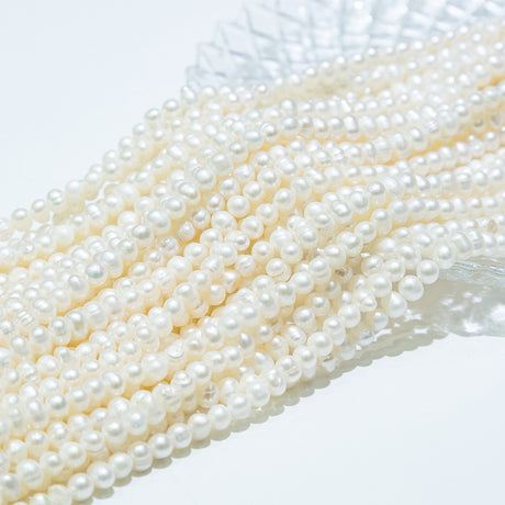 Faux Pearl Beads Vase Fillers 13 Yards Beige