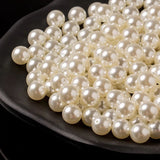 120 Pc Faux Pearl Craft Beads 20mm Ivory with Holes