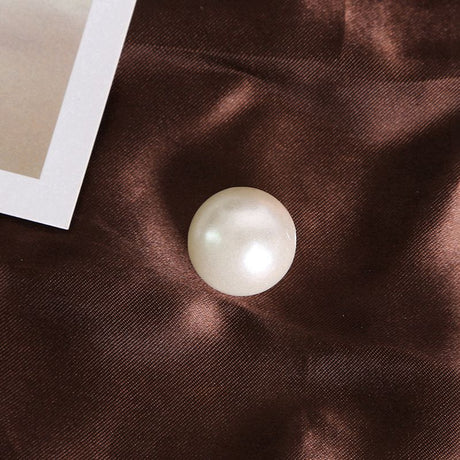 120 Pc Faux Pearl Craft Beads 20mm Ivory with Holes