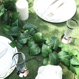 Green Real Touch Artificial Poplar Leaf Garland, Flexible Vine 5ft
