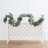 Real Touch Green Artificial Eucalyptus Boxwood Leaf Garland Vine 6.5ft