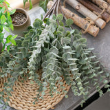 30 Stems Frosted Green Artificial Eucalyptus Sprays 17"