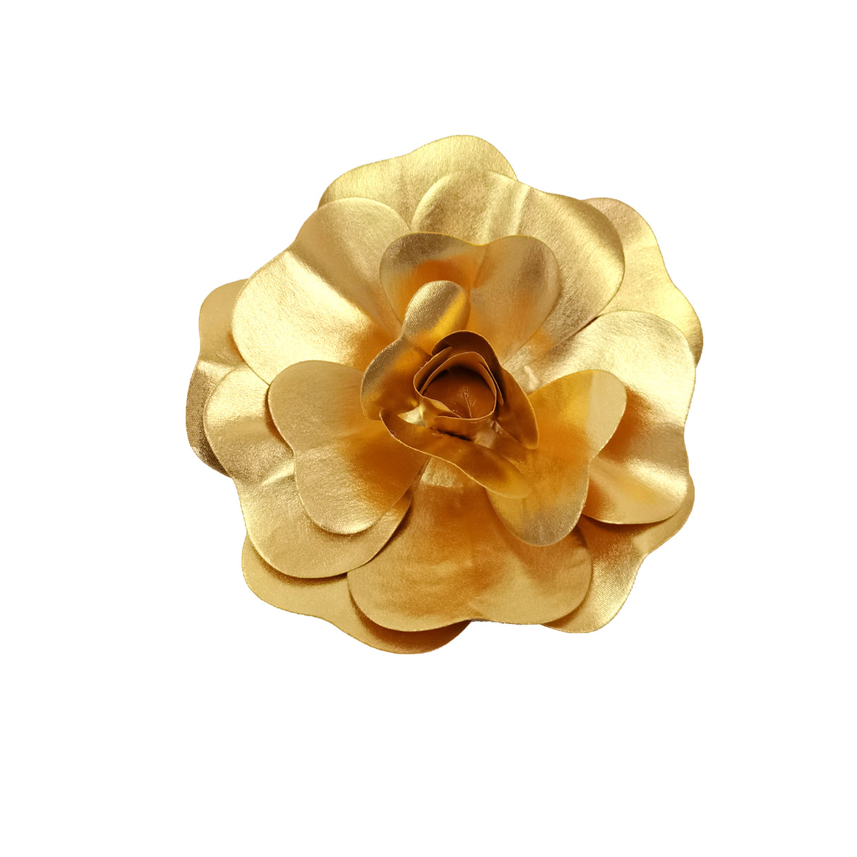 4 Packs Of Simulated Golden Rose Flower Wall Decoration 20"
