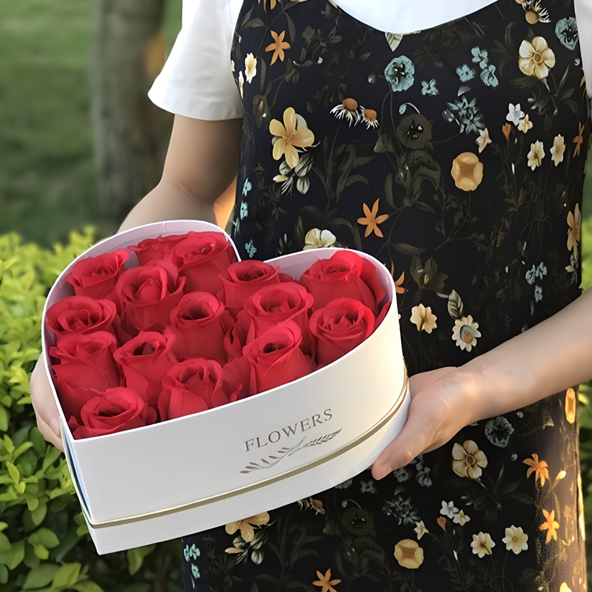 3 Pcs Heart Shaped Gift Boxes with Lids White