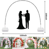 Heavy Duty DIY Balloon Arch Stand Kit 10Ft
