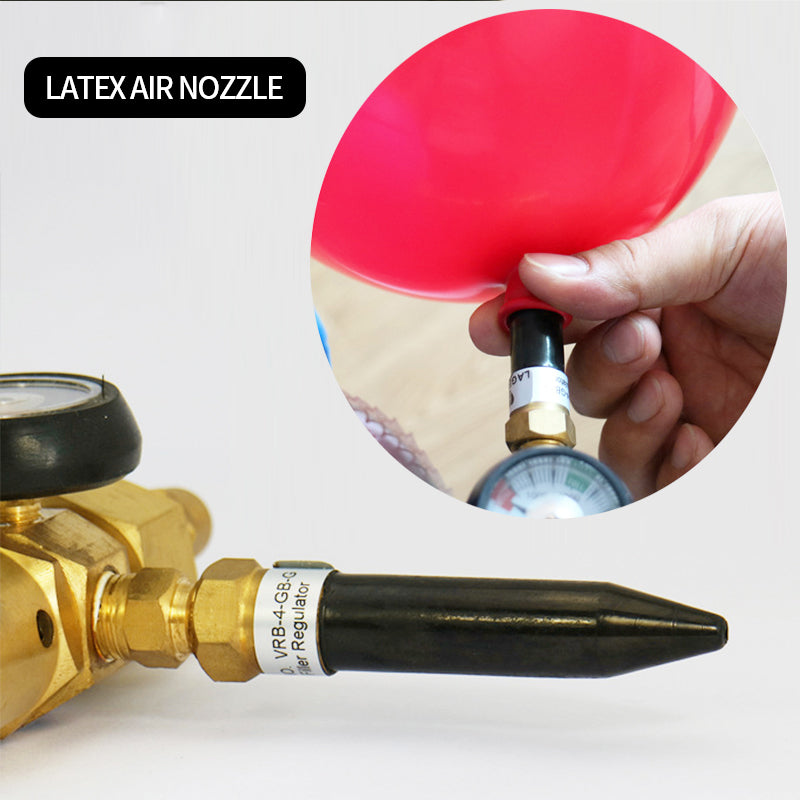 Helium Tank Regulator Latex Balloon Filler Valve, CGA-580 Tank