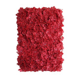 4 Pc Hydrangea Flower Wall Mat Backdrop 11 Sq ft Red
