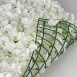 4 Pc Hydrangea Flower Wall Mat Backdrop 11 Sq ft Milky White