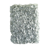 4 Pc Hydrangea Flower Wall Mat Backdrop 11 Sq ft Silver
