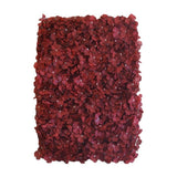 4 Pc Hydrangea Flower Wall Mat Backdrop 11 Sq ft Burgundy