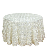 Satin Round Tablecloth 120" Pink