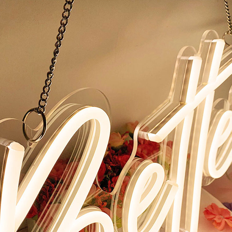 Better Together LED Neon Light Sign With Chain 32"