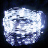 20 LED Starry Bright String Lights 90" Micro Fairy Lights White - Battery Operated