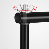 Metal Adjustable Pipe and Drape Photography Backdrop Stand Kit 8ftX10ft