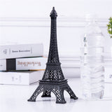Metal Eiffel Tower Table Centerpiece 10" Black