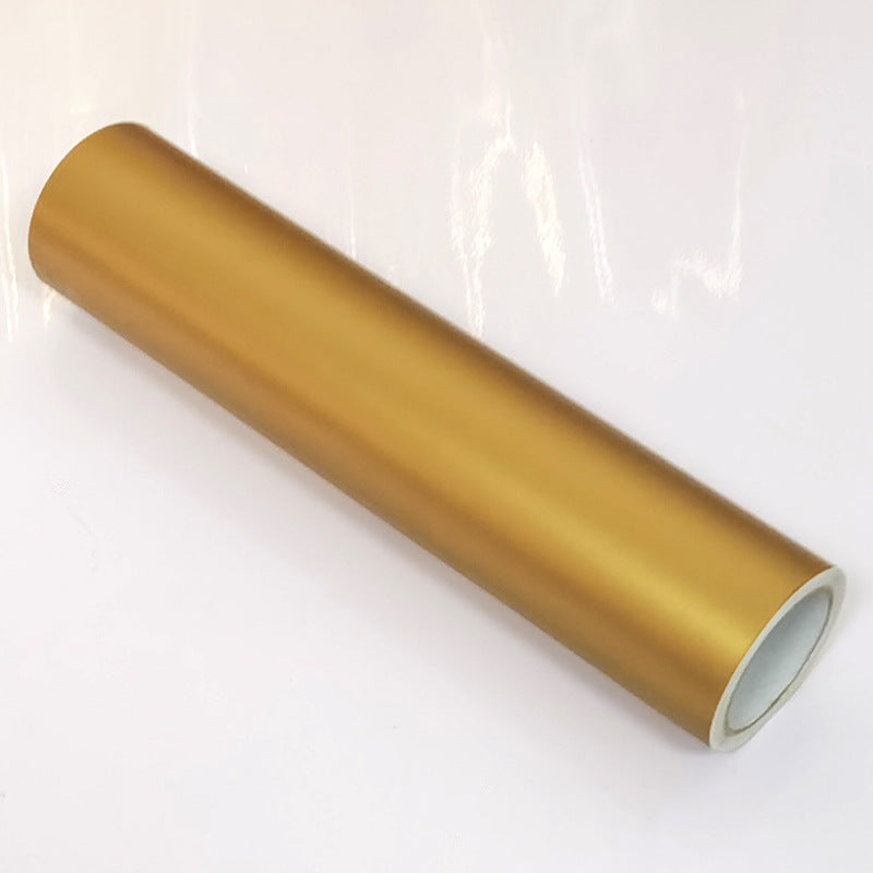 Matte Gloss Adhesive Vinyl Roll 12"x16ft Gold