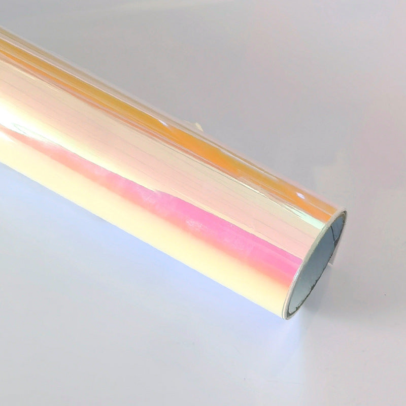 Glossy Adhesive Vinyl Roll 12"x16ft Red Gradient
