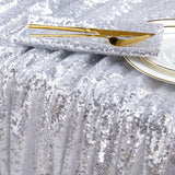 Mini Sequin Rectangle Tablecloth Light Pink