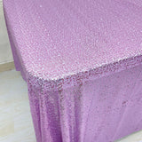 Mini Sequin Rectangle Tablecloth Light Pink