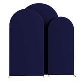 Navy Polyester Wedding Arch Cover