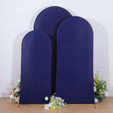 Navy Polyester Wedding Arch Cover