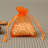 10 Pc Organza Drawstring Wedding Party Favor Gift Bags 5"x7" Orange