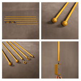 Over The Table Rod Stand 41" in Metal Gold with Clamps