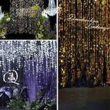20 Pcs PVC Round Sequin Door Curtain Decoration 3ft Red