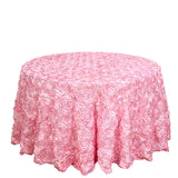 Satin Round Tablecloth 130" Royal Blue