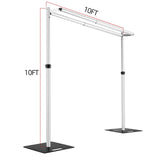 Double Pipe and Drape Backdrop Stand Kit 10x10FT