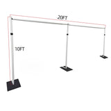 Pipe and Drape Backdrop Stand Kit 10x20FT